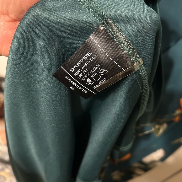 Baltic Born Teal Floral Dress XL NWT - Picture 7 of 9